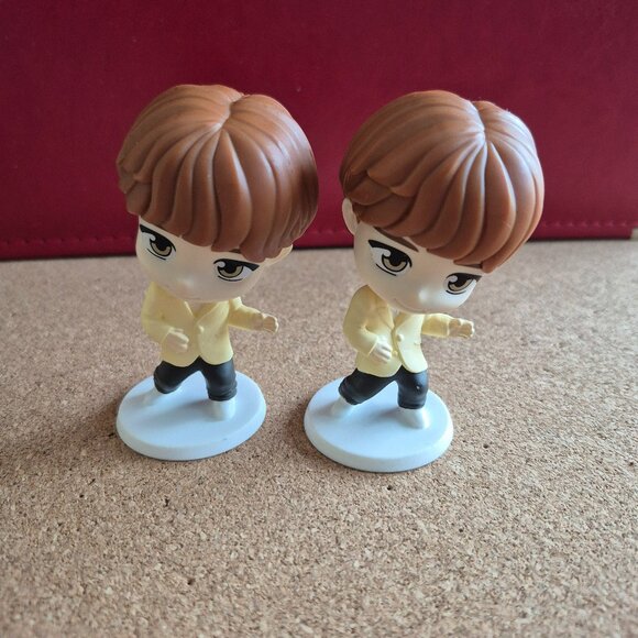 BTS Throwback Edition 2025 McDonald's Tiny Tan Figure Happy Meal Toy Jimin x 2 - Picture 1 of 5